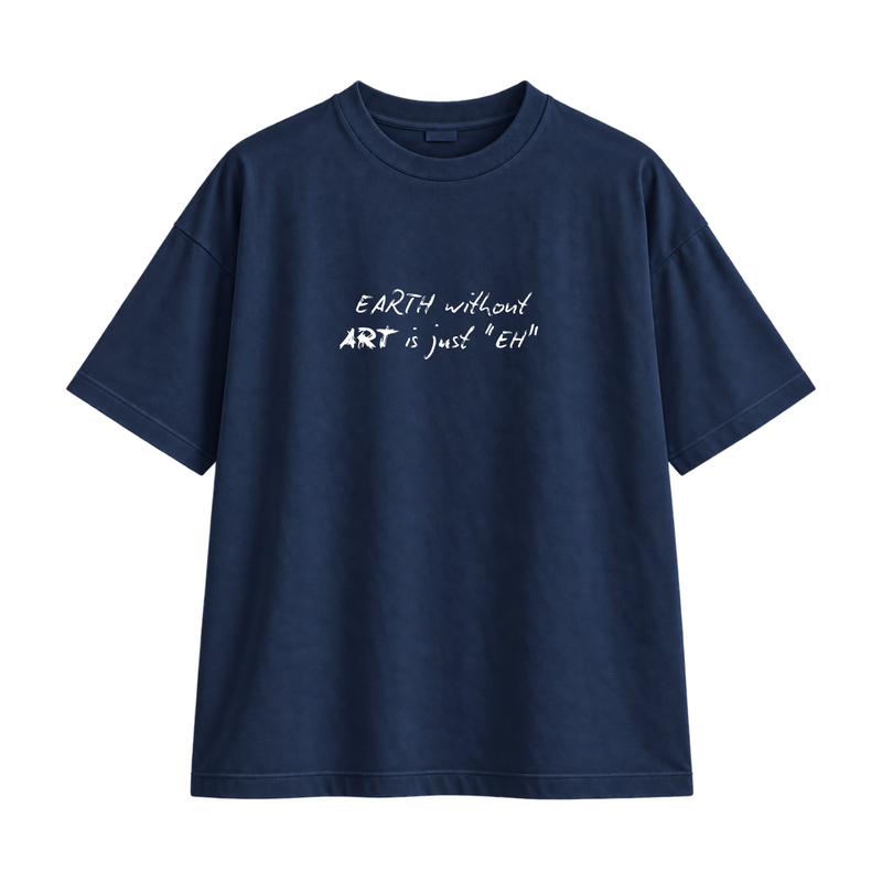 Earth is Art Oversized Tee