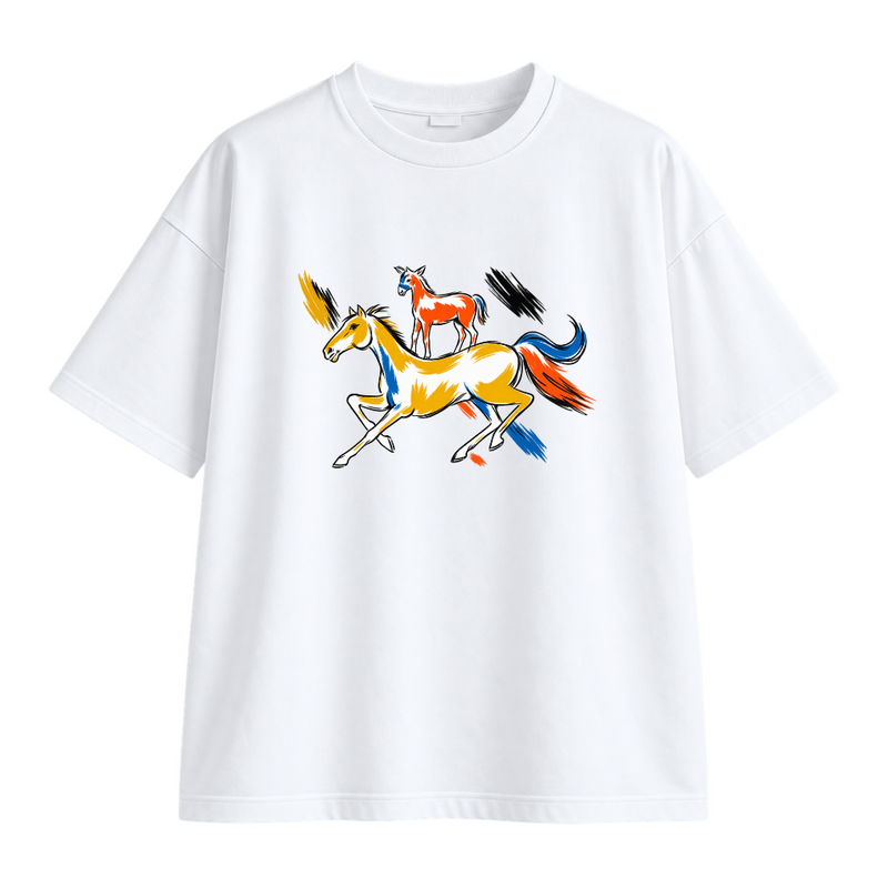Majnu Bhai Painting Oversized Tee