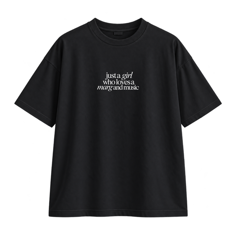Marg and Music Oversized Tee