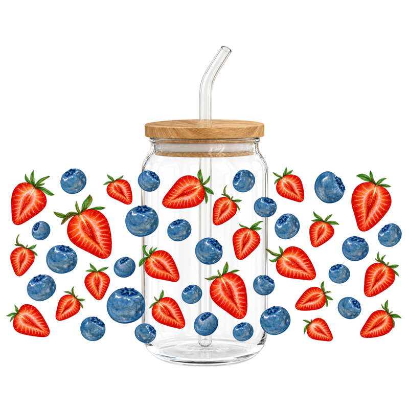 Berries UV DTF Tumblr Trasfer Sheet